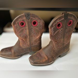ARIAT KIDS WESTERN RIDING COWBOY/COWGIRL BOOTS